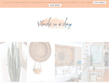 Tablet Screenshot of madeinaday.com